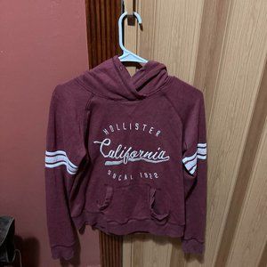 Hollister Maroon medium hoodie